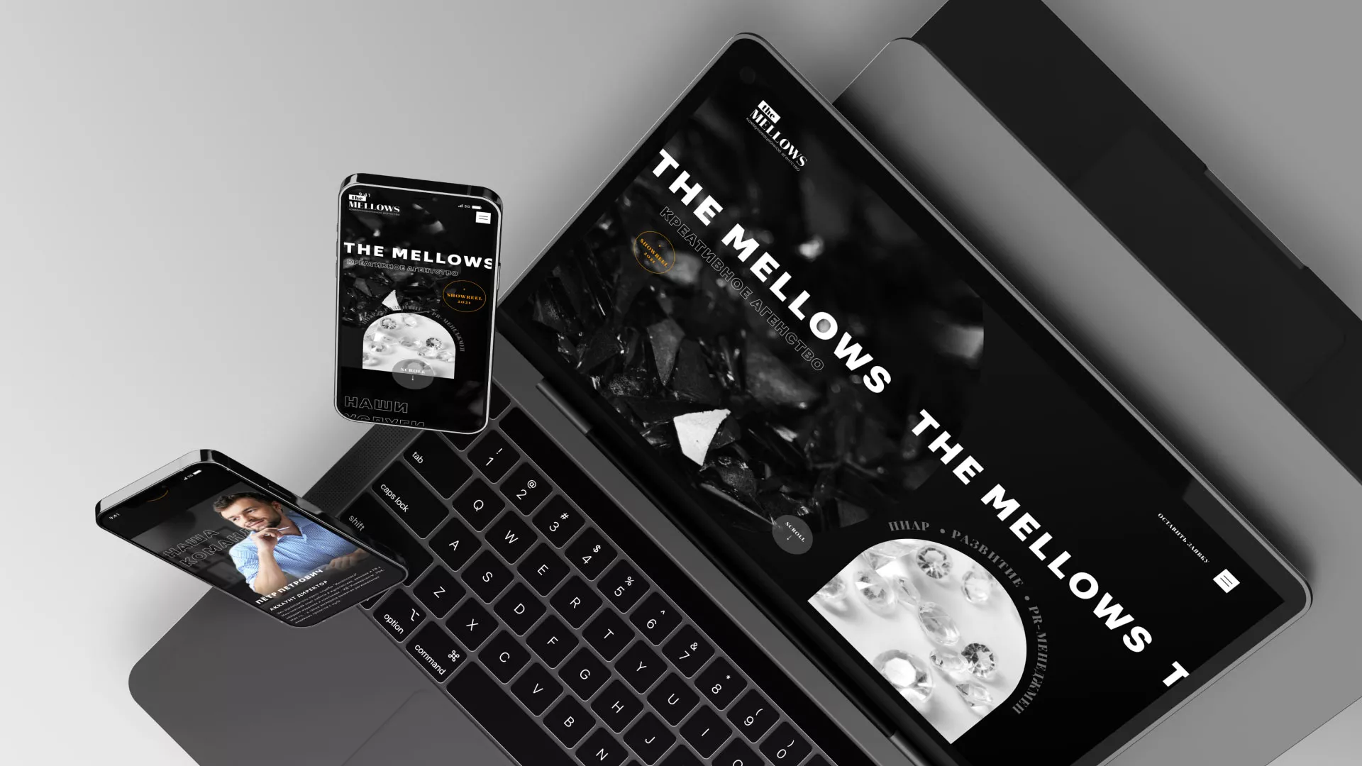 Разработка сайта креативного агентства «The Mellows» в Сураже